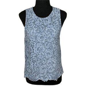 KISMET Blue Lace Sleeveless Top